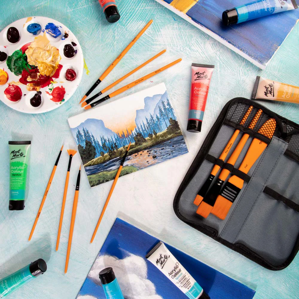 Acrylic Brush Set Signature 11pc - Image 9