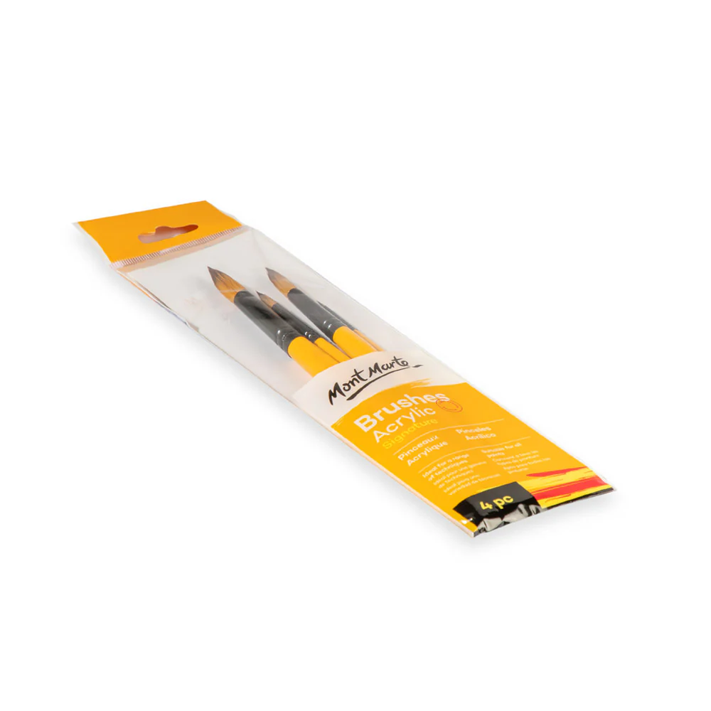 Acrylic Brushes Signature 4pc - Image 4