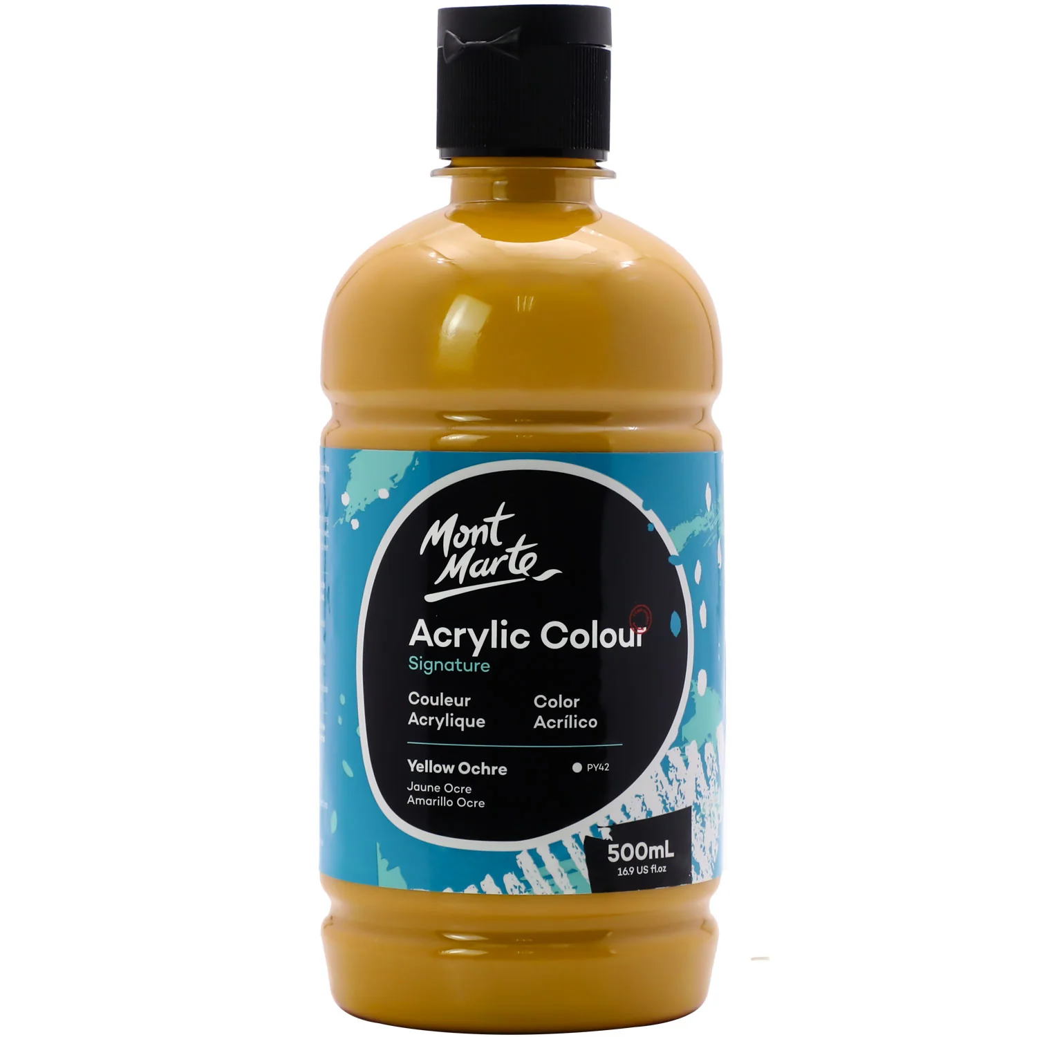 Acrylic Colour Signature 500ml (16.9 US fl.oz) - Yellow Ochre