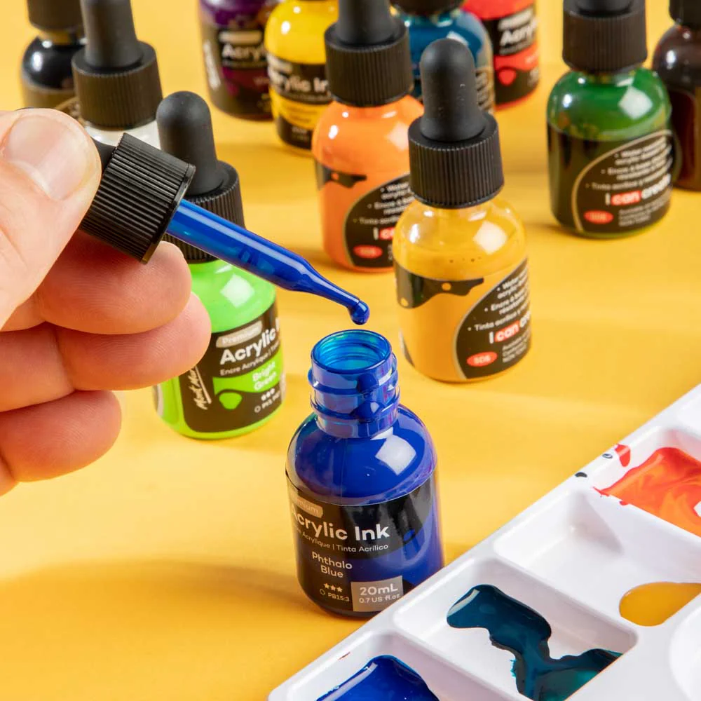 Acrylic Ink Premium 12pc x 20ml (0.7 US fl.oz) - Image 11