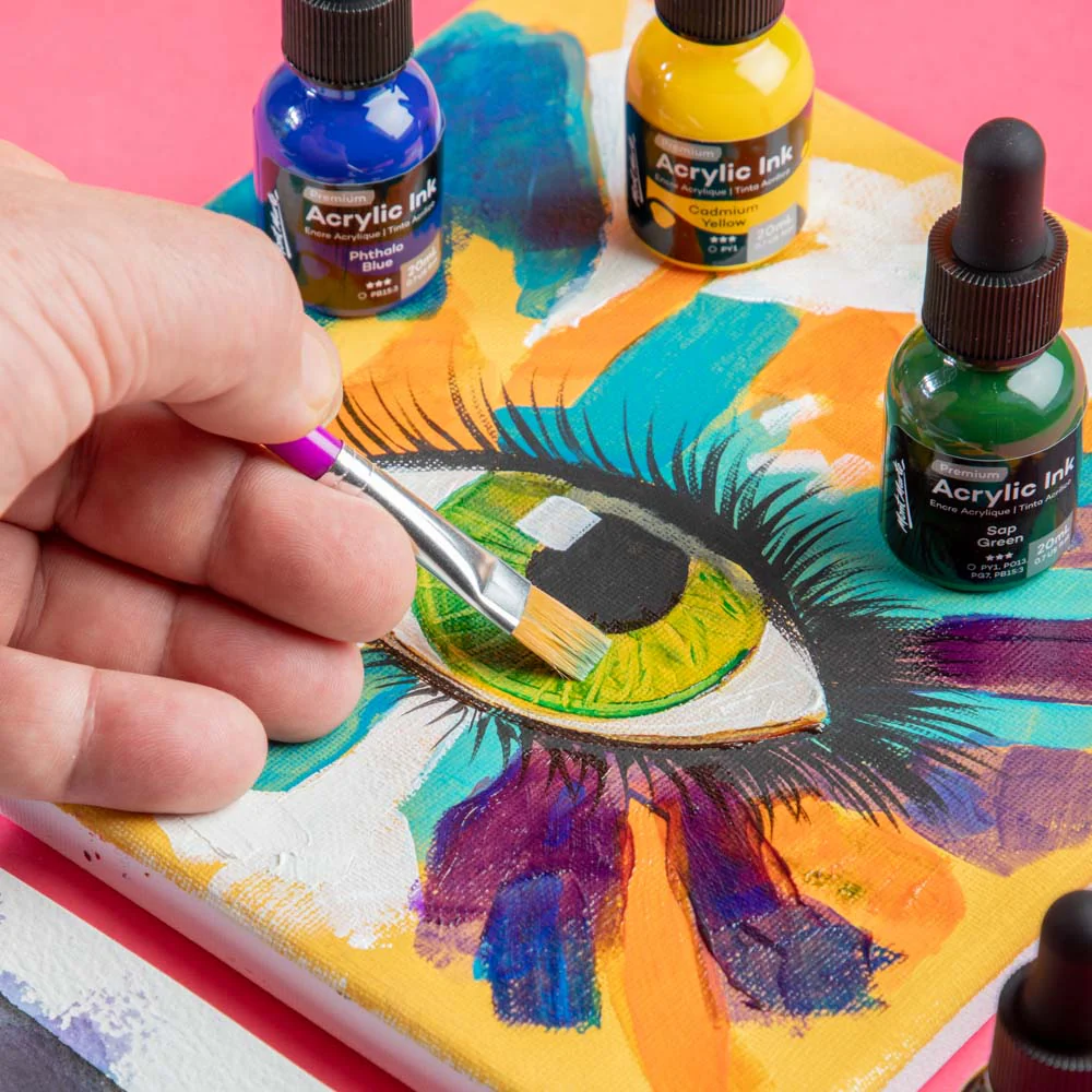 Acrylic Ink Premium 6pc x 20ml (0.7 US fl.oz) - Image 7