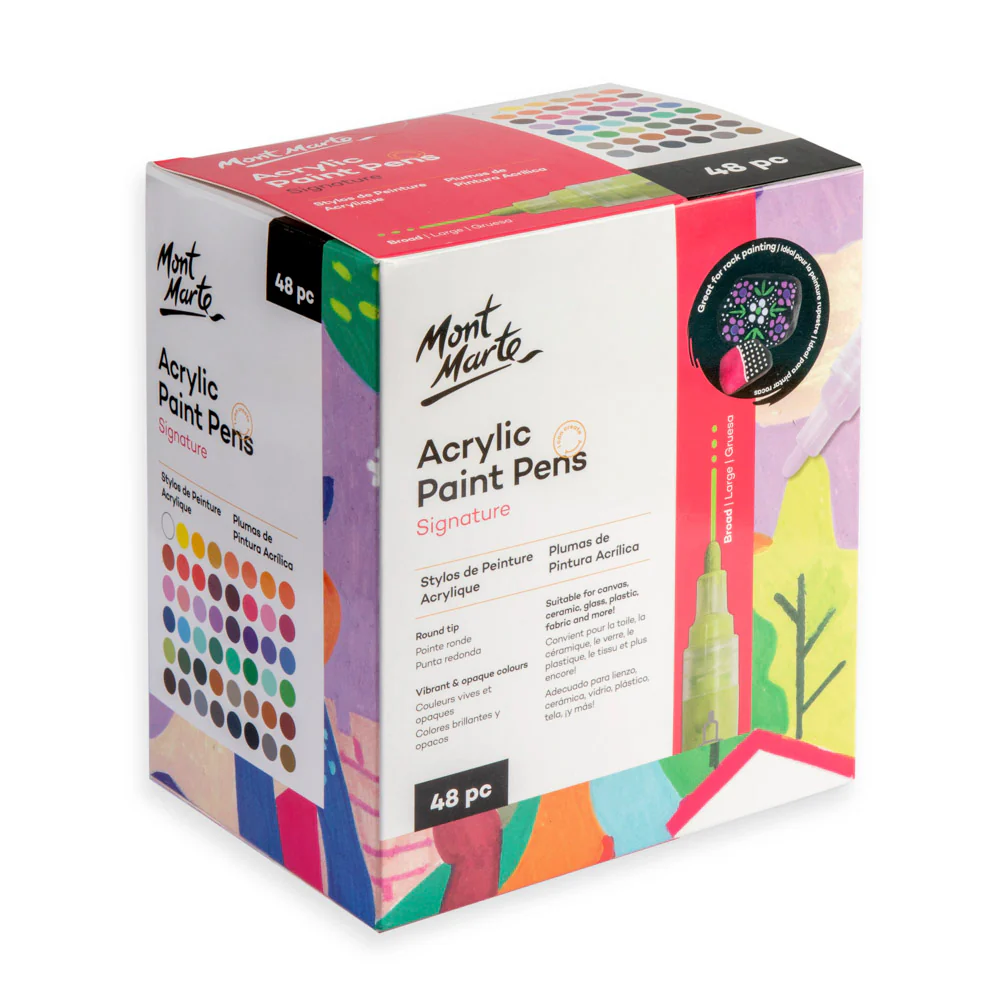 Acrylic Paint Pens Broad Tip Signature 48pc - Image 3