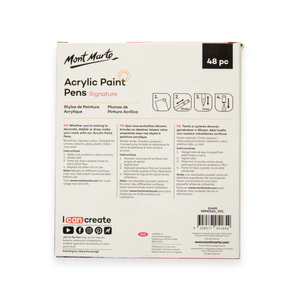 Acrylic Paint Pens Broad Tip Signature 48pc - Image 4