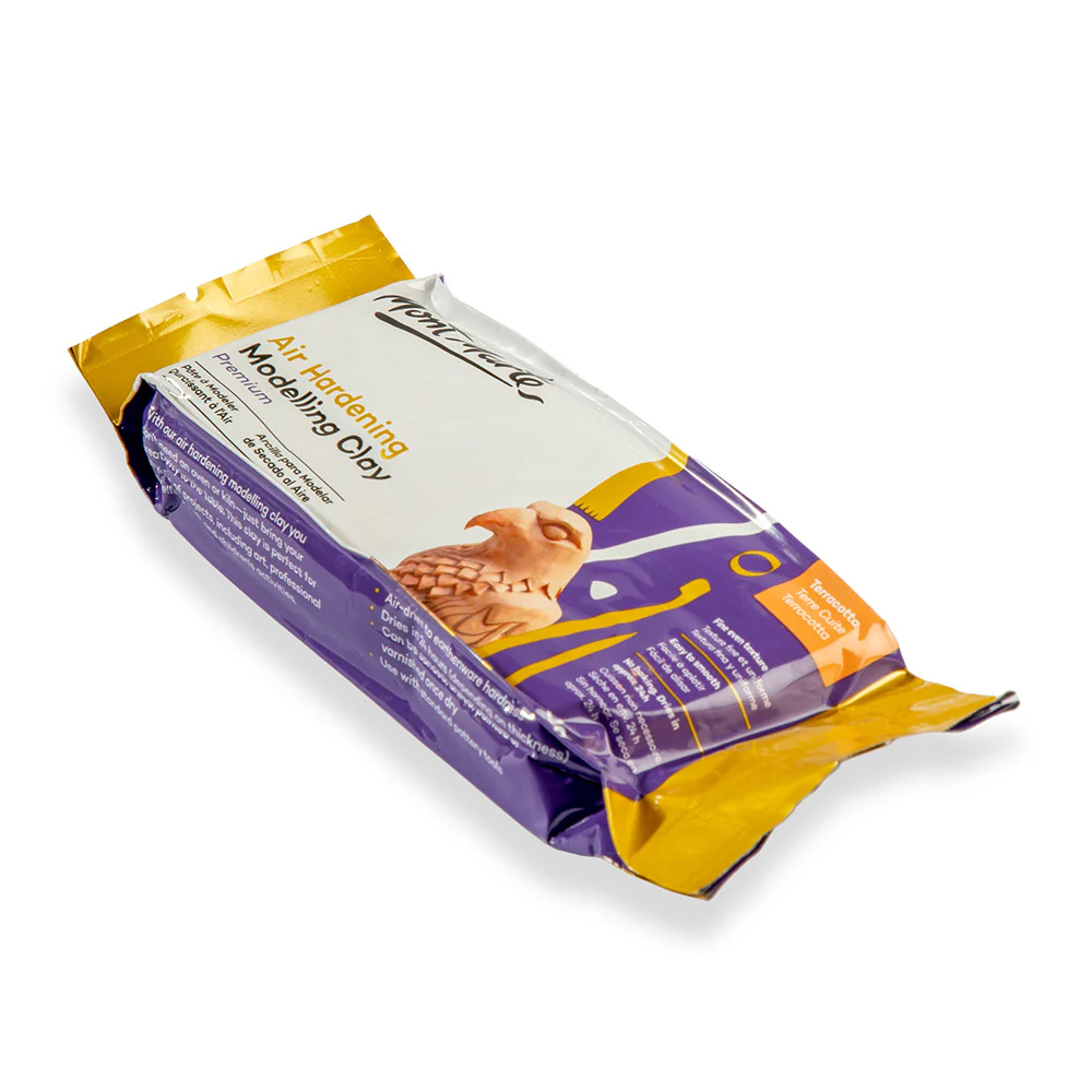 Air Hardening Modelling Clay Premium 250g (8.8oz) - Terracotta - Image 4