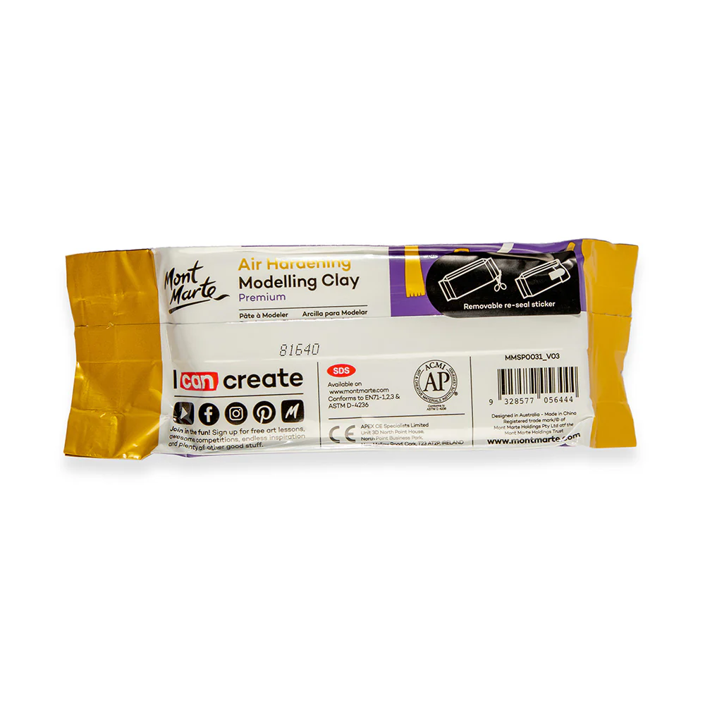 Air Hardening Modelling Clay Premium 250g (8.8oz) - Terracotta - Image 5