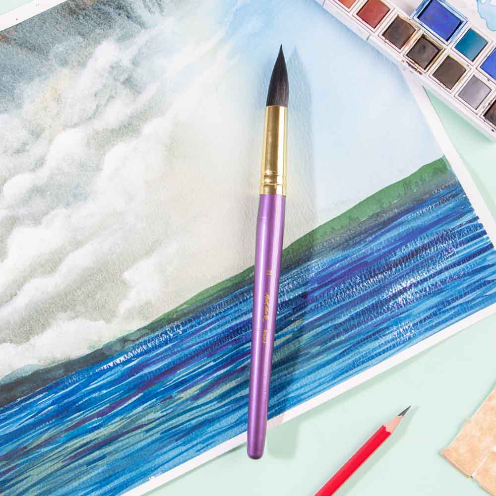 Artist Watercolour Brush Premium Round 12 - Image 7