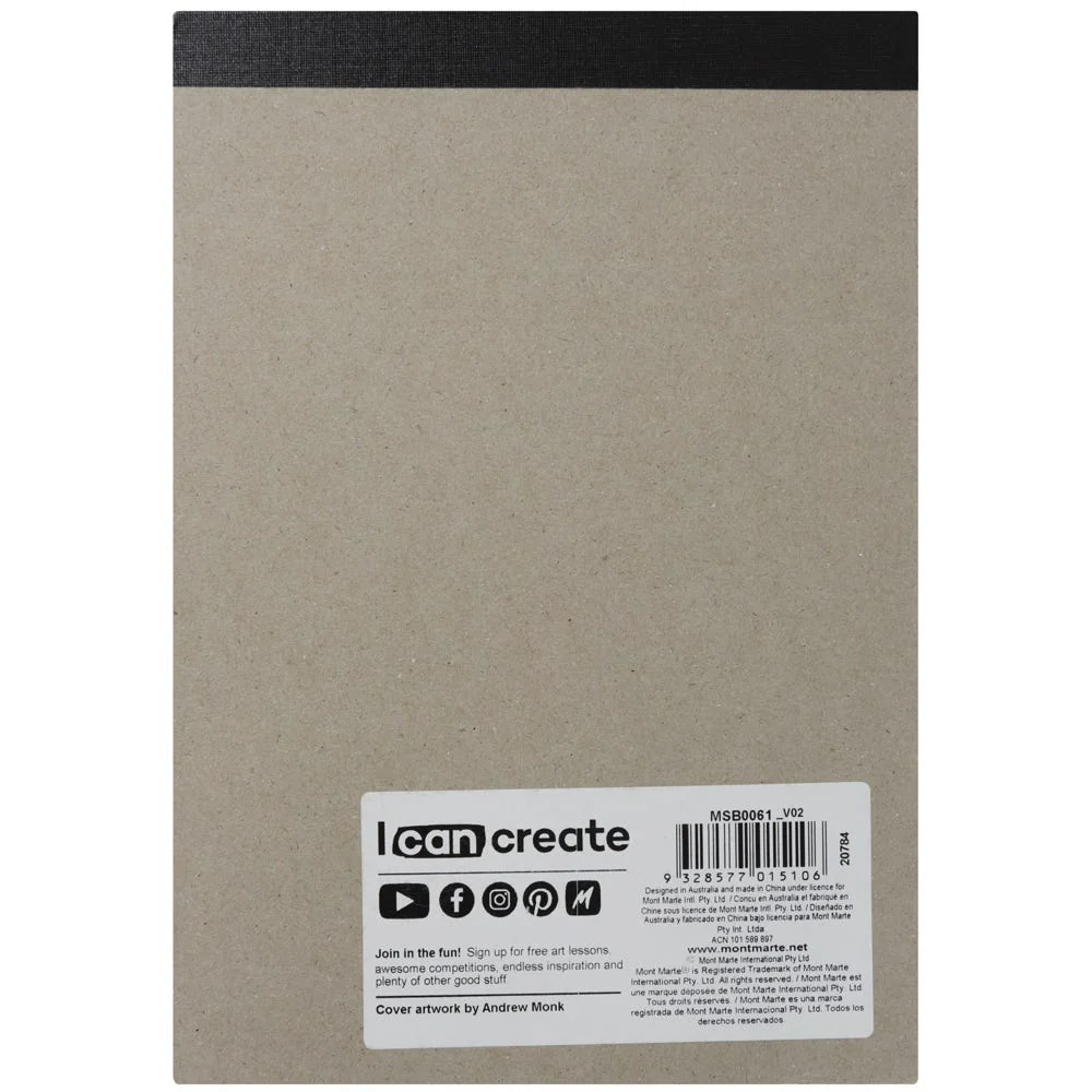 Black Paper Sketch Pad Signature 140gsm A5 25 Sheet - Image 2