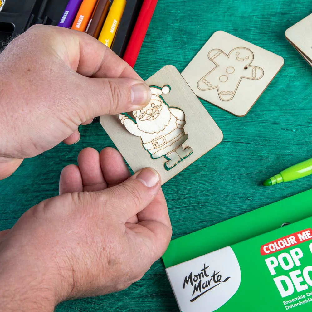 Colour Me Pop Out Deco Set 22pc - Christmas - Image 7