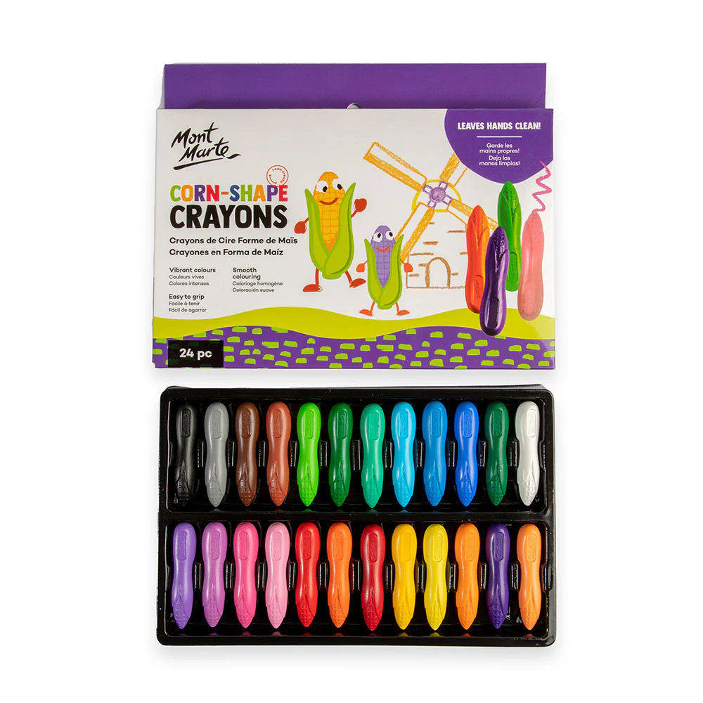 Corn-Shape Crayons 24pc - Image 3