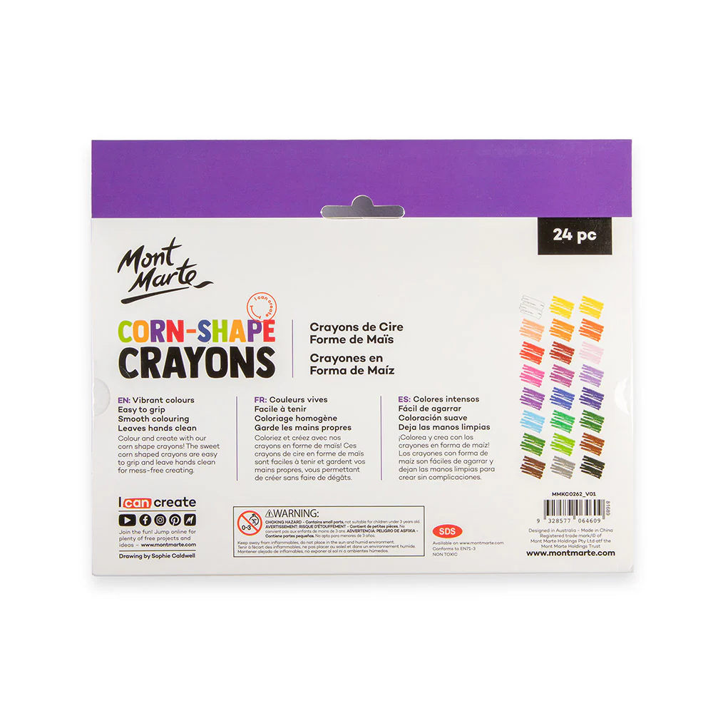 Corn-Shape Crayons 24pc - Image 5