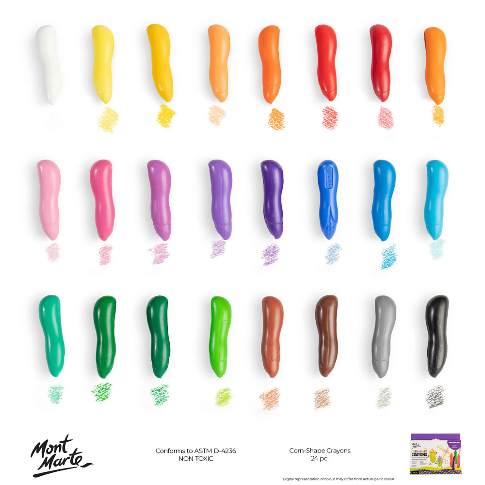 Corn-Shape Crayons 24pc - Image 8
