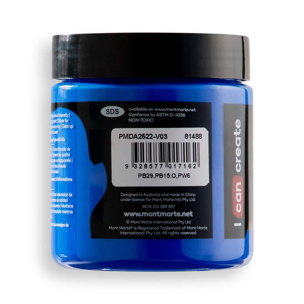 Dimension Acrylic Premium 250ml (8.5 US fl.oz) - Cobalt Blue - Image 3