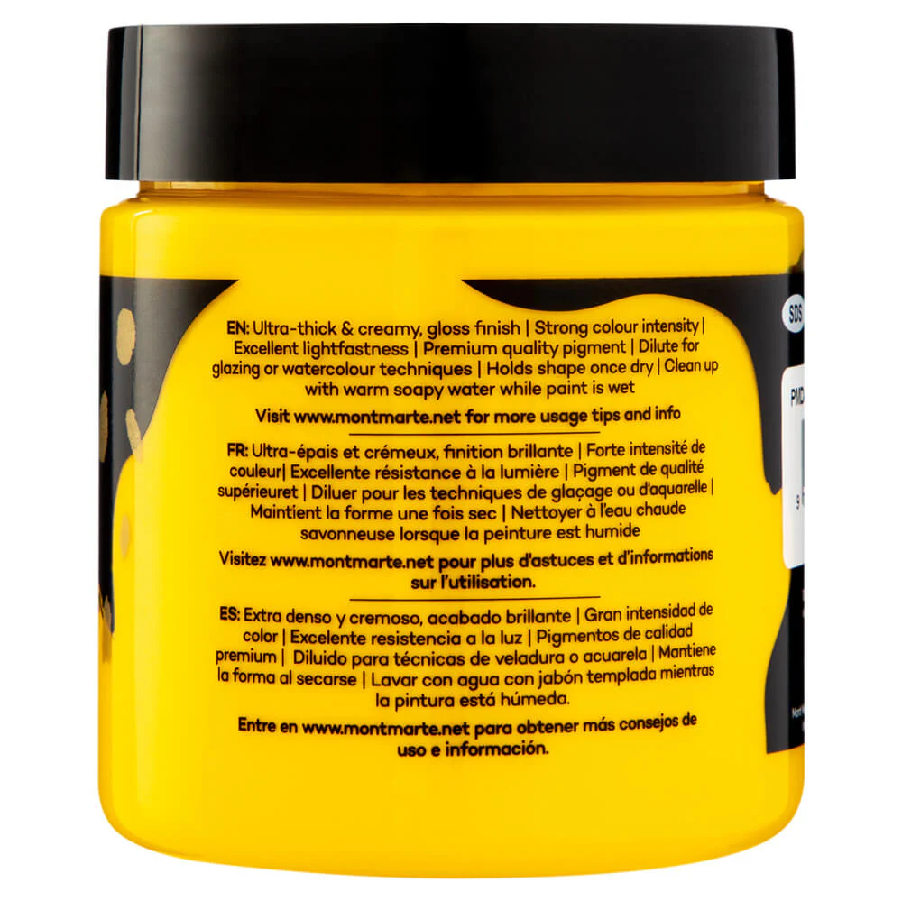 Dimension Acrylic Premium 250ml (8.5 US fl.oz) - Medium Yellow - Image 3