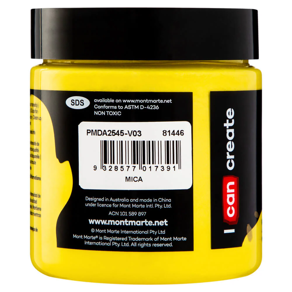 Dimension Acrylic Premium 250ml (8.5 US fl.oz) - Pearl Yellow Mid - Image 2