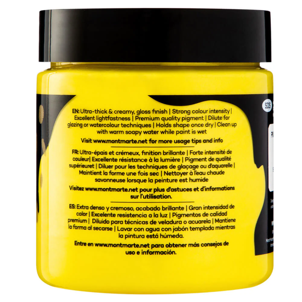 Dimension Acrylic Premium 250ml (8.5 US fl.oz) - Pearl Yellow Mid - Image 3