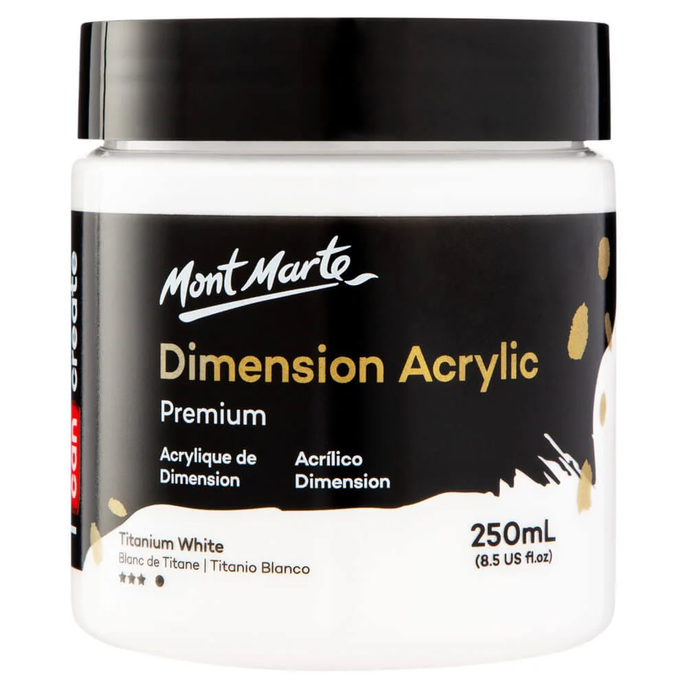 Dimension Acrylic Premium 250ml (8.5 US fl.oz) - Titanium White