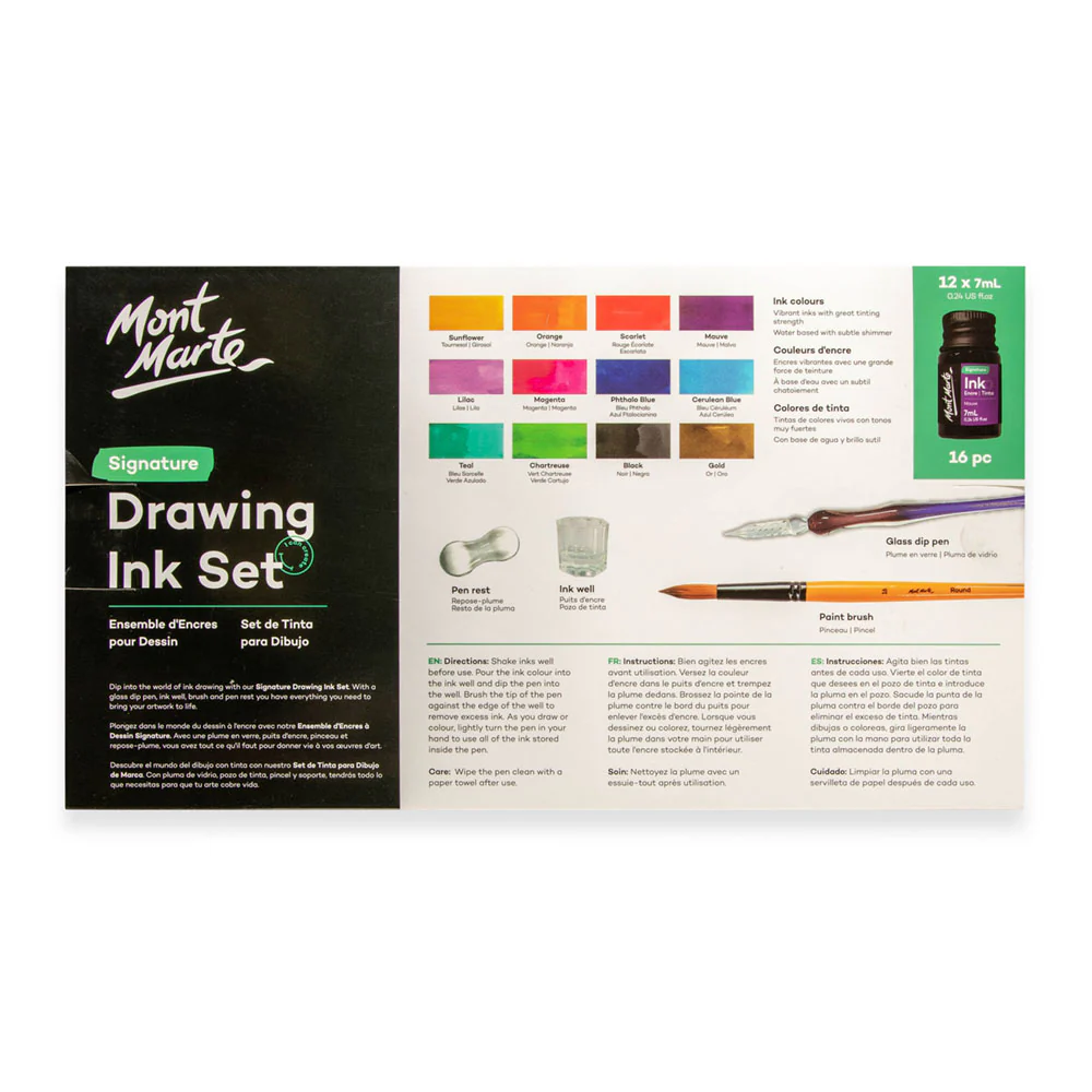Drawing Ink Set Signature 16pc - Image 4