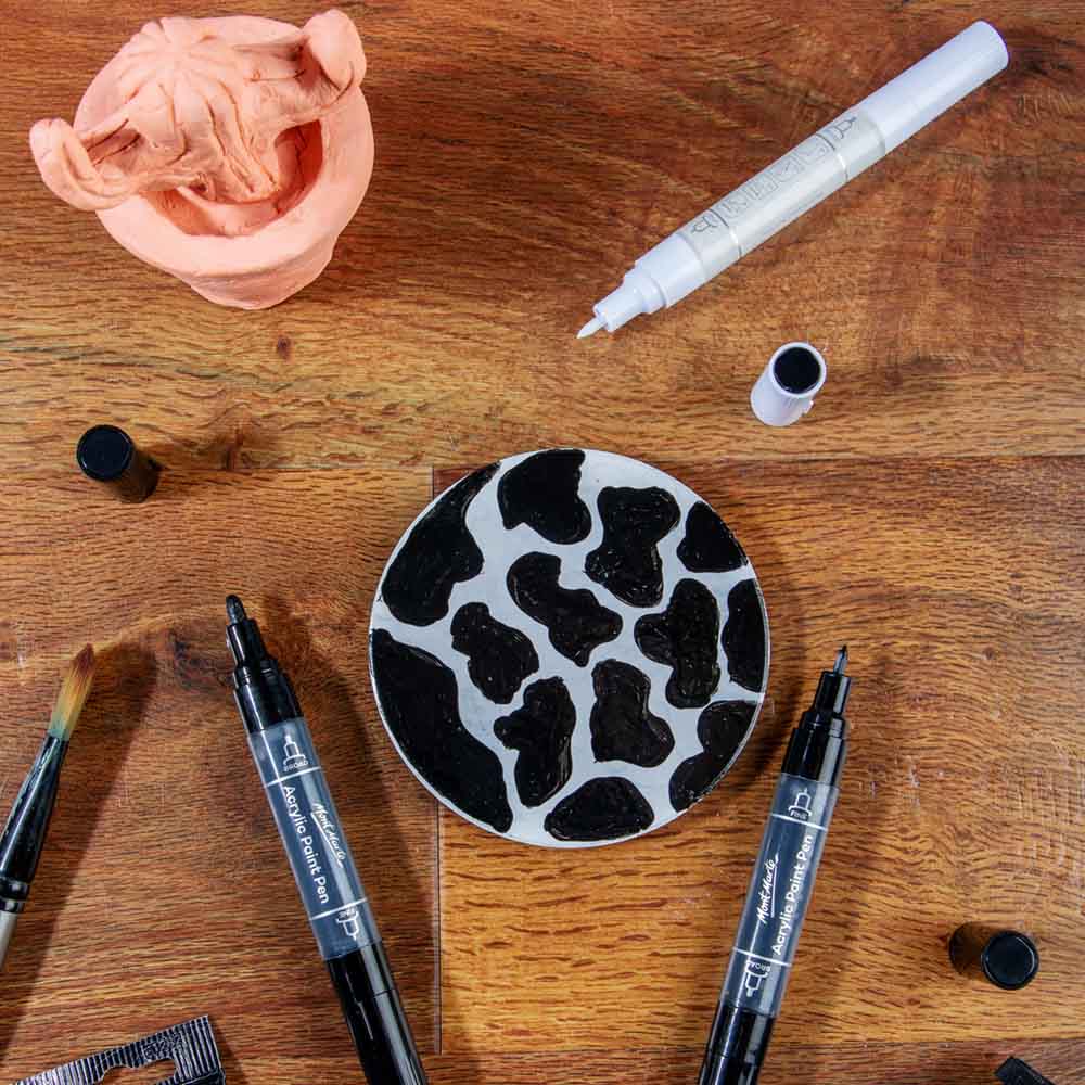 Dual Tip Acrylic Paint Pens Signature Black 2pc - Image 9