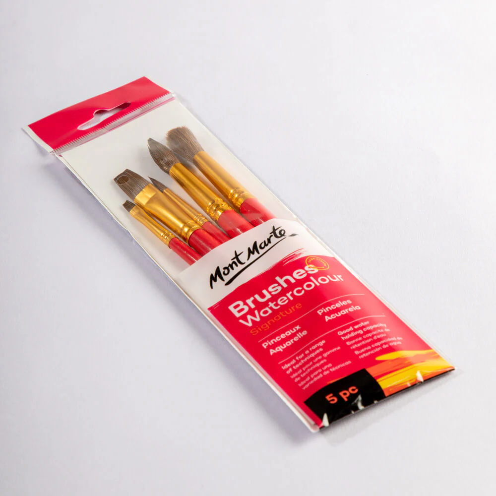 Watercolour Brushes Signature 5pc - Image 3