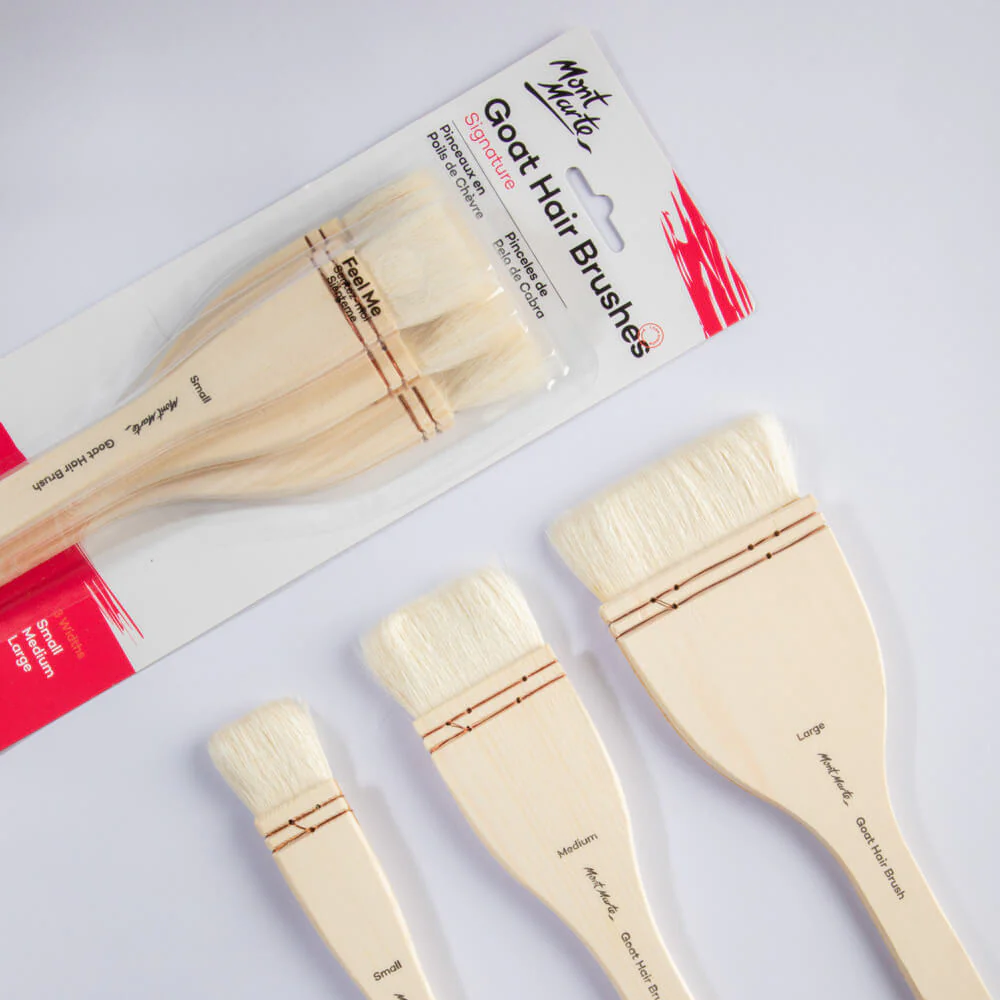 Goat Hair Brushes Signature 3pc - Image 2