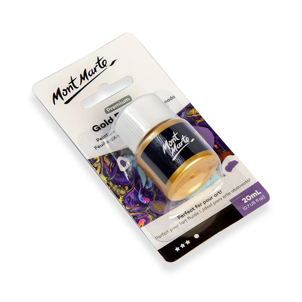 Gold Foil Paint Premium 20ml (0.68 US fl.oz) - Image 3