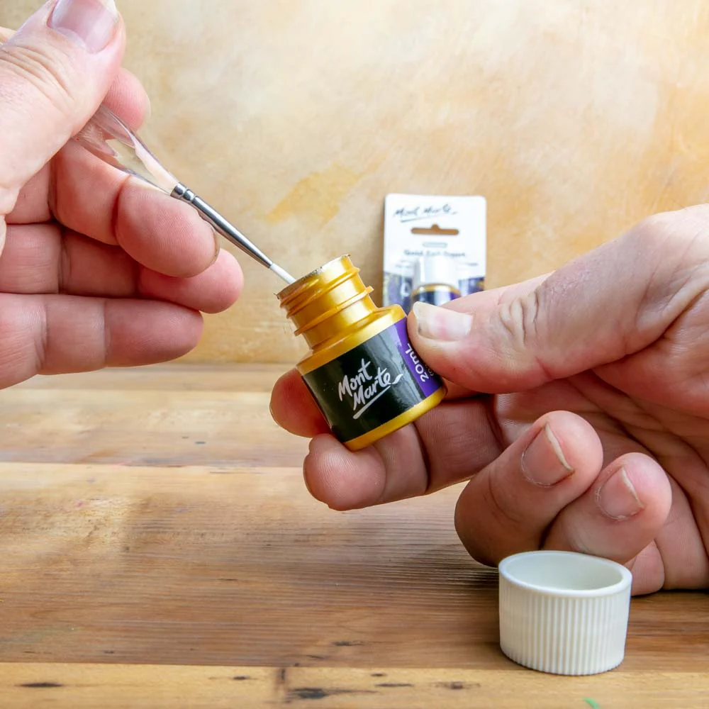 Gold Foil Paint Premium 20ml (0.68 US fl.oz) - Image 5