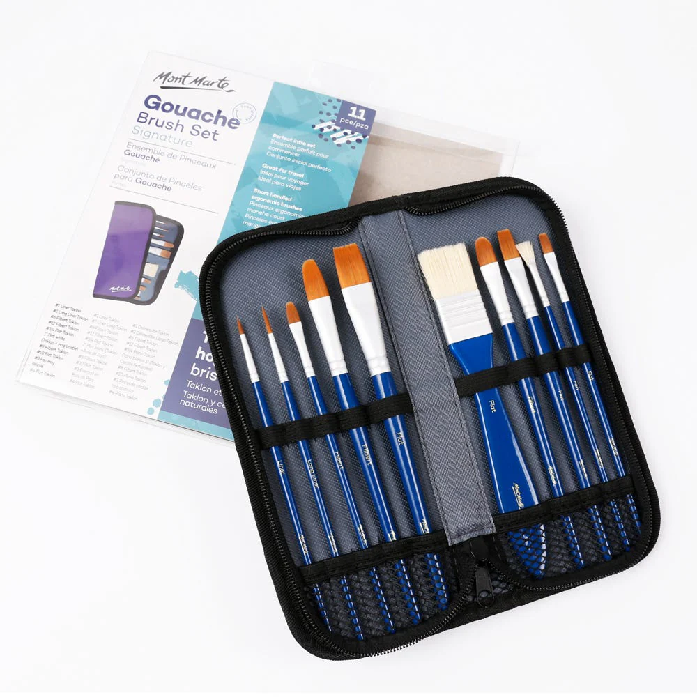 Gouache Brush Set Signature 11pc - Image 6