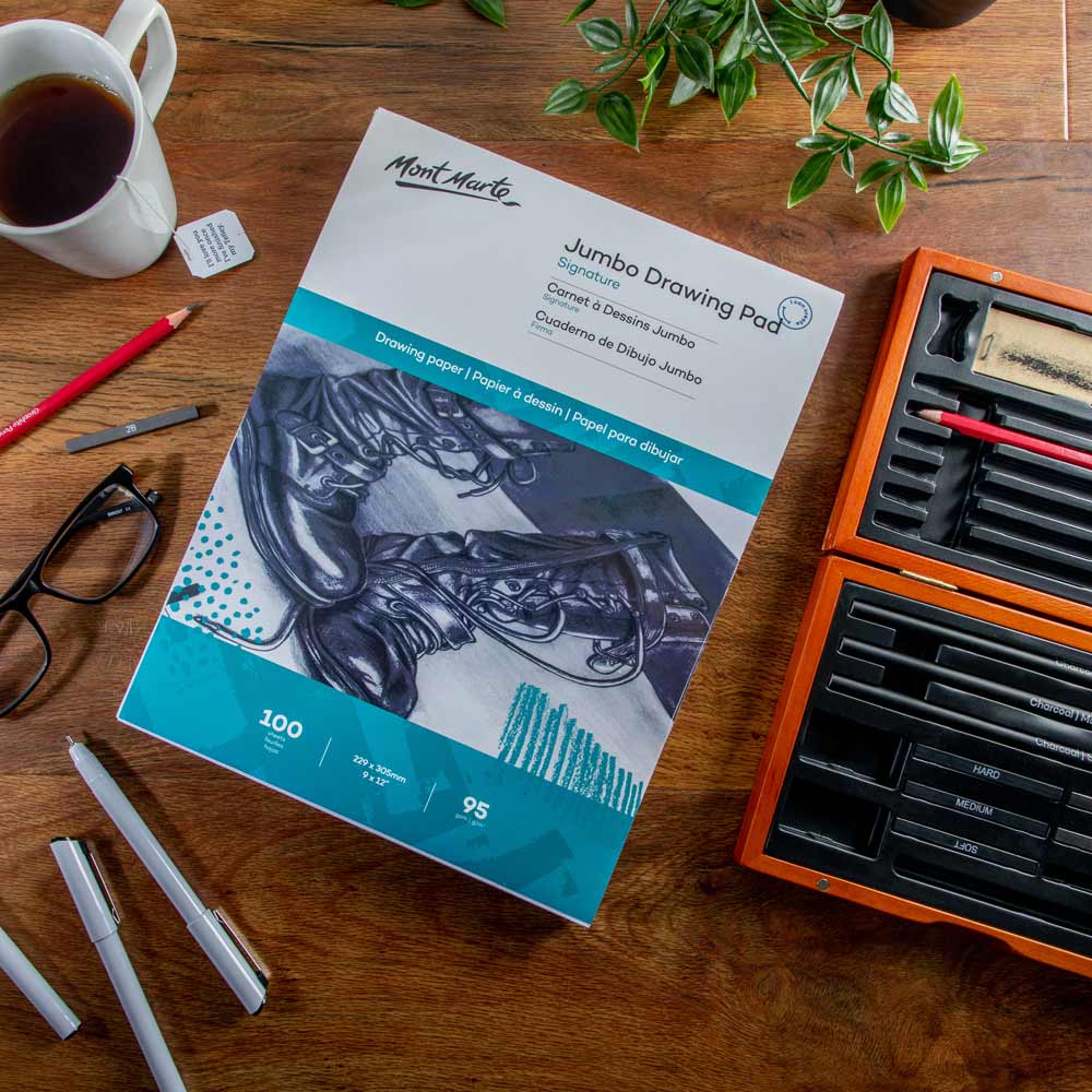 Jumbo Drawing Pad Signature 22.9 x 30.5cm (9 x 12in) 100 Sheet - Image 9