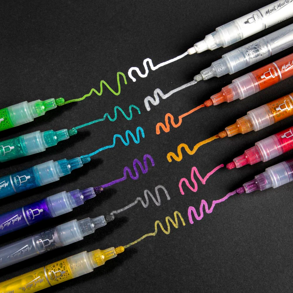 Metallic Acrylic Paint Pens Broad Tip Signature 12pc - Image 6