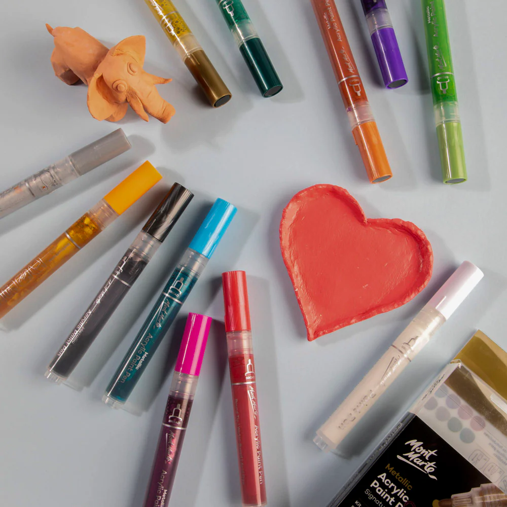 Metallic Acrylic Paint Pens Broad Tip Signature 12pc - Image 8
