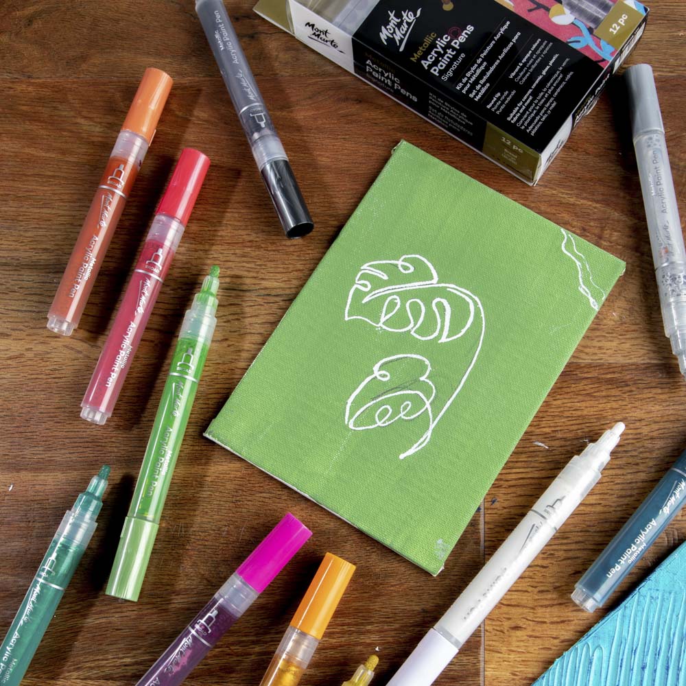 Metallic Acrylic Paint Pens Broad Tip Signature 12pc - Image 9