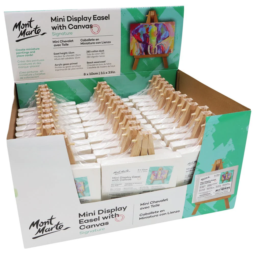 Mini Display Easel with Canvas Signature 8 x 10cm (3.1 x 3.9in) - Image 3