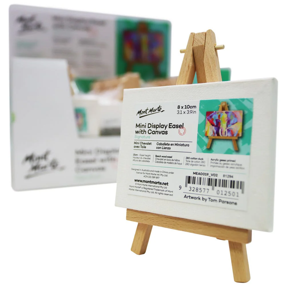 Mini Display Easel with Canvas Signature 8 x 10cm (3.1 x 3.9in) - Image 4