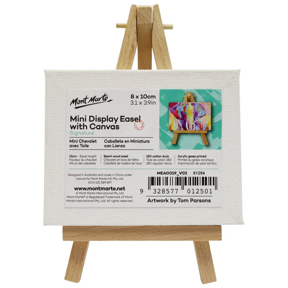Mini Display Easel with Canvas Signature 8 x 10cm (3.1 x 3.9in) - Image 5