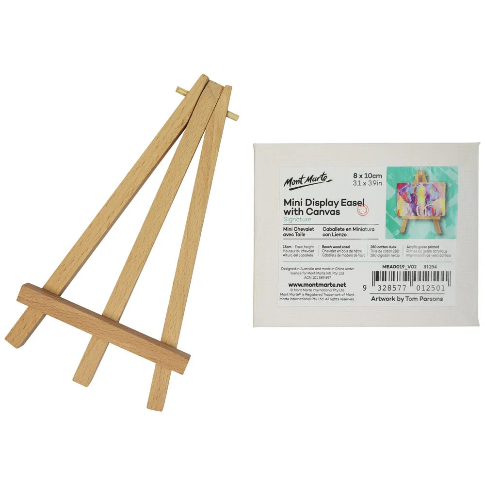 Mini Display Easel with Canvas Signature 8 x 10cm (3.1 x 3.9in) - Image 6