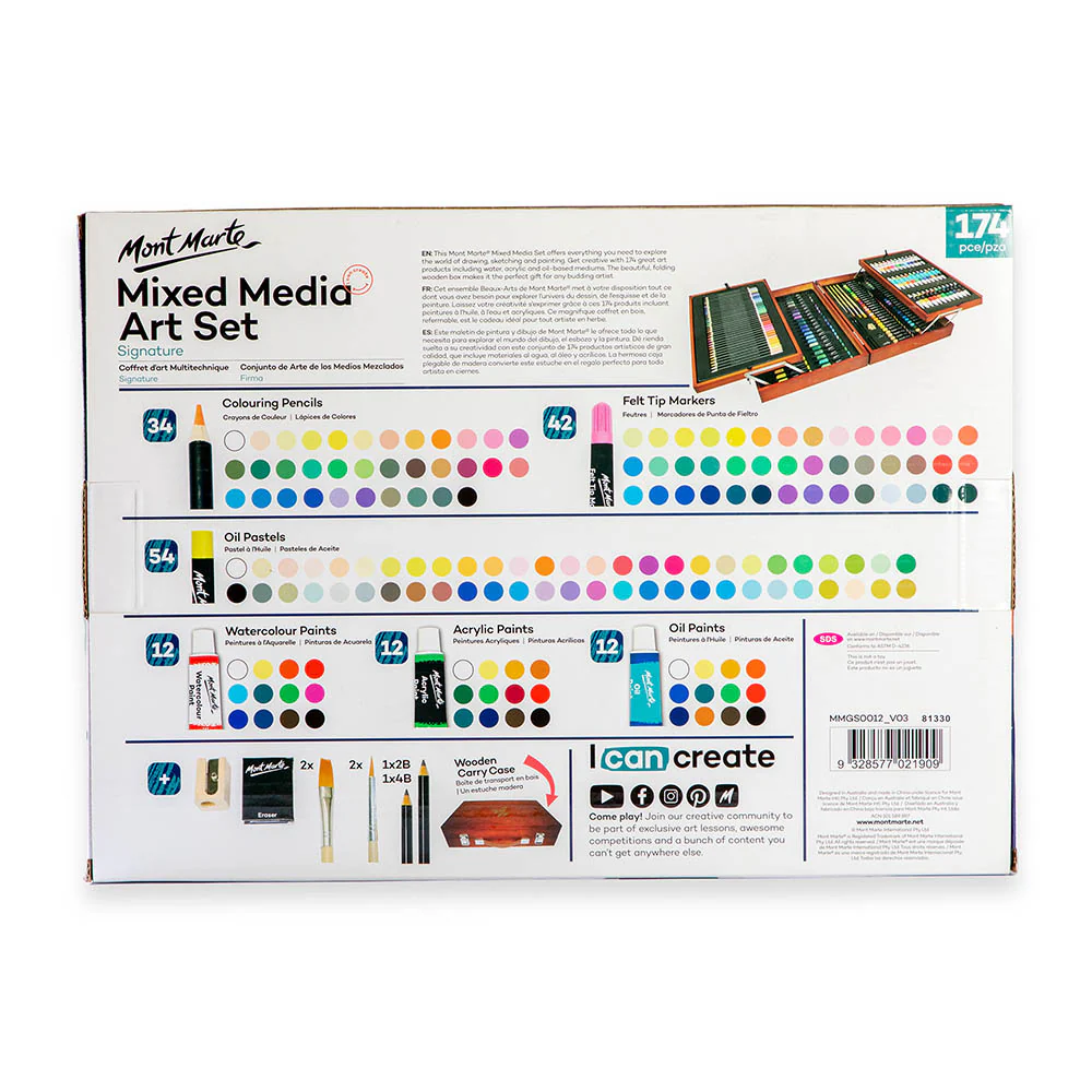 Mixed Media Art Set Signature 174pc - Image 6