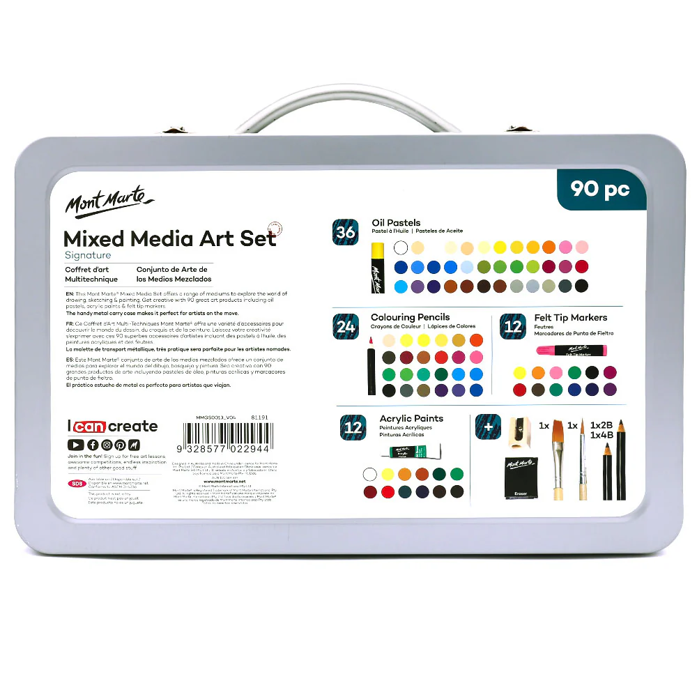Mixed Media Art Set Signature 90pc - Image 3