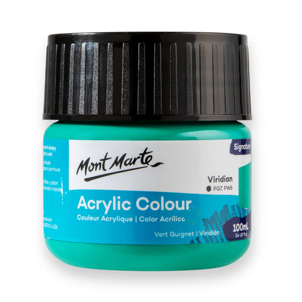 Acrylic Colour Paint Signature 100ml (3.4 US fl.oz) - Viridian