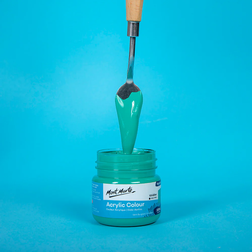 Acrylic Colour Paint Signature 100ml (3.4 US fl.oz) - Viridian - Image 2