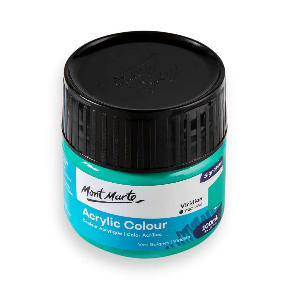 Acrylic Colour Paint Signature 100ml (3.4 US fl.oz) - Viridian - Image 3