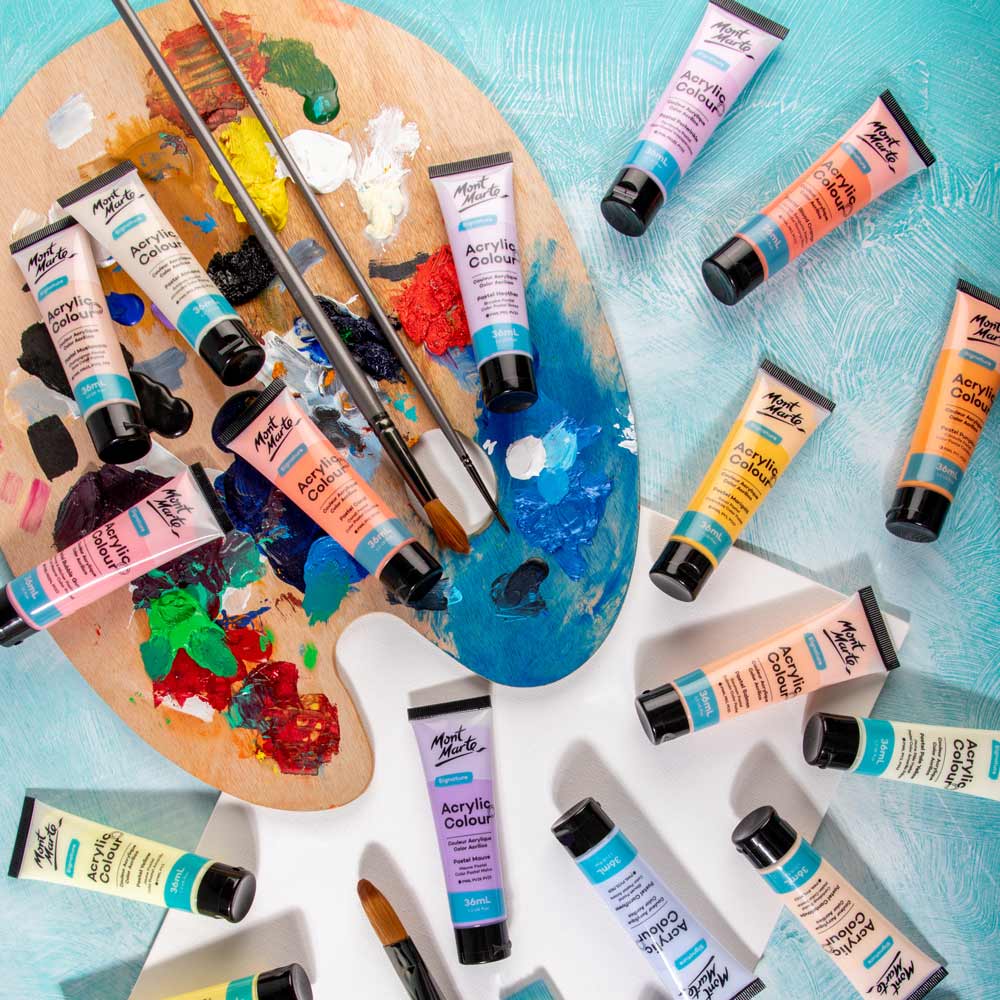 Acrylic Colour Pastel Paint Set Signature 48pc x 36ml (1.2 US fl.oz) - Image 10
