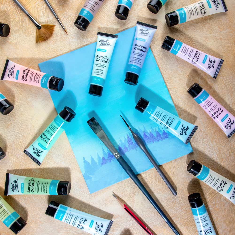 Acrylic Colour Pastel Paint Set Signature 48pc x 36ml (1.2 US fl.oz) - Image 9