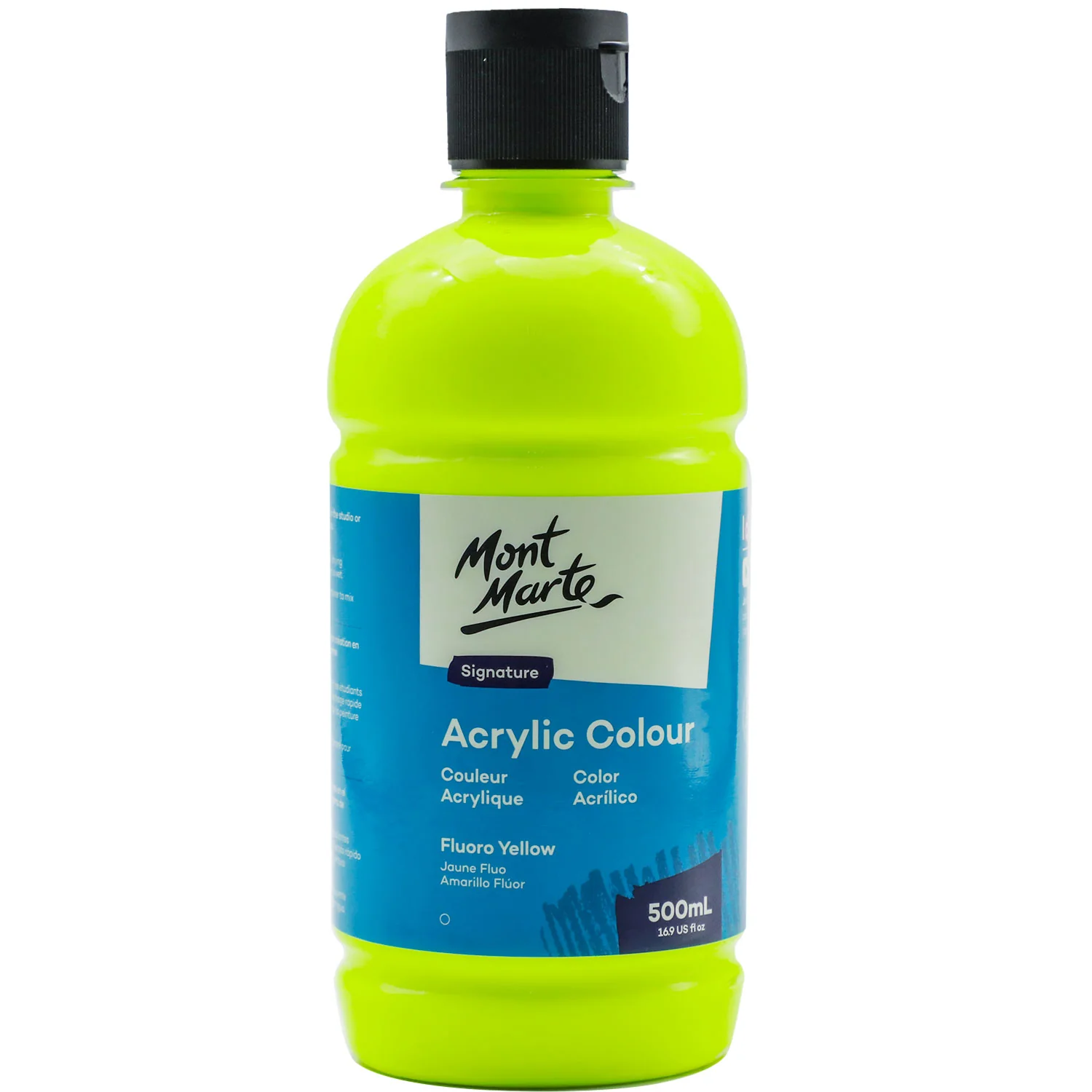 Acrylic Colour Signature 500ml (16.9 US fl.oz) - Fluoro Yellow