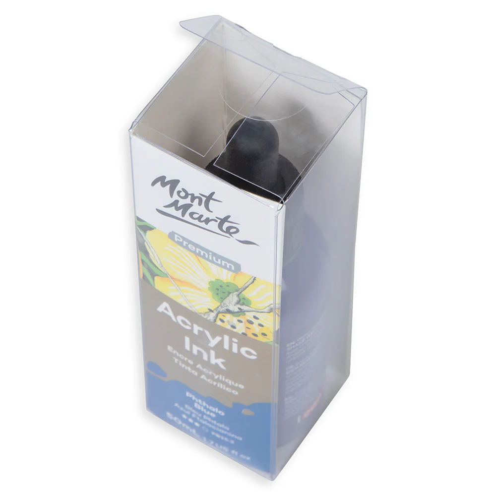 Acrylic Ink Premium 50mL (1.69 US fl.oz) – Phthalo Blue - Image 3