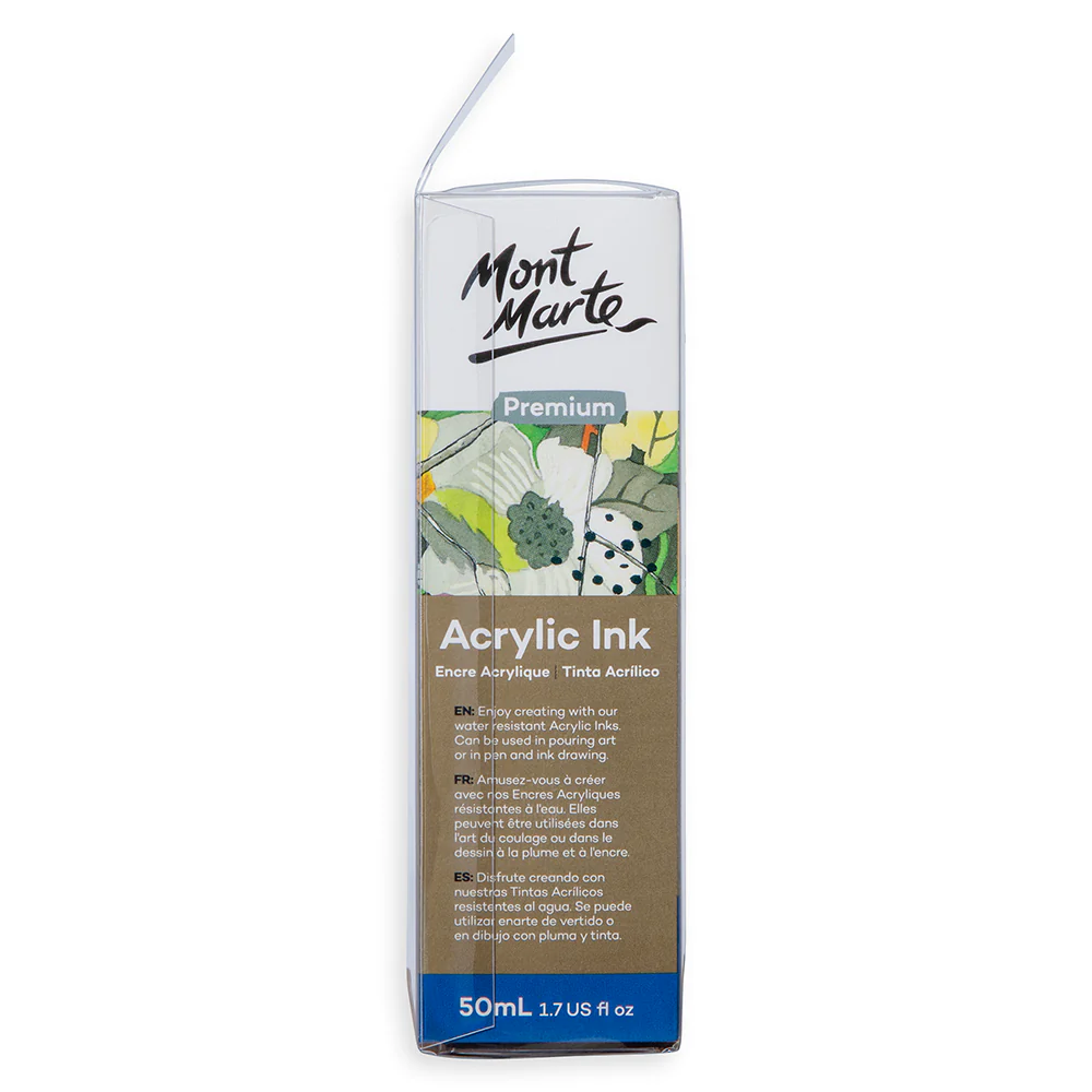 Acrylic Ink Premium 50mL (1.69 US fl.oz) – Phthalo Blue - Image 4