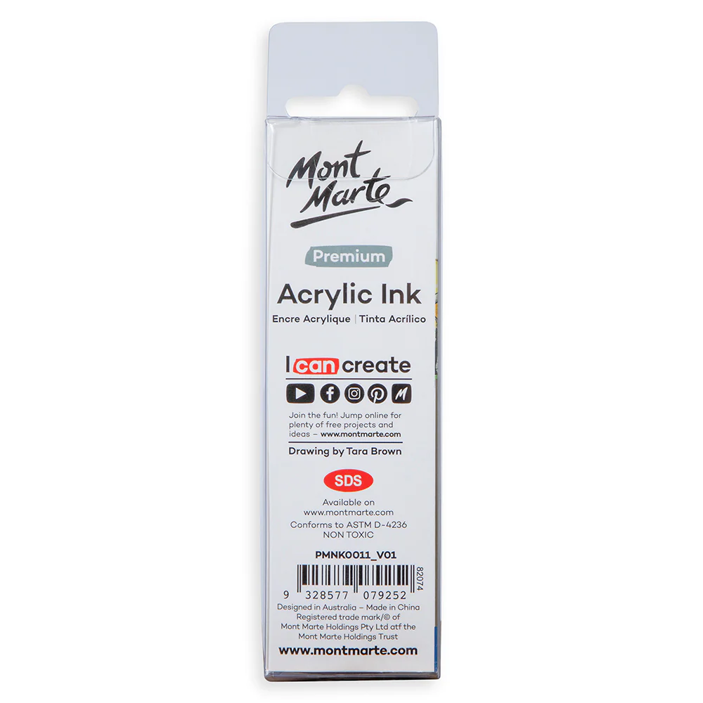 Acrylic Ink Premium 50mL (1.69 US fl.oz) – Phthalo Blue - Image 5
