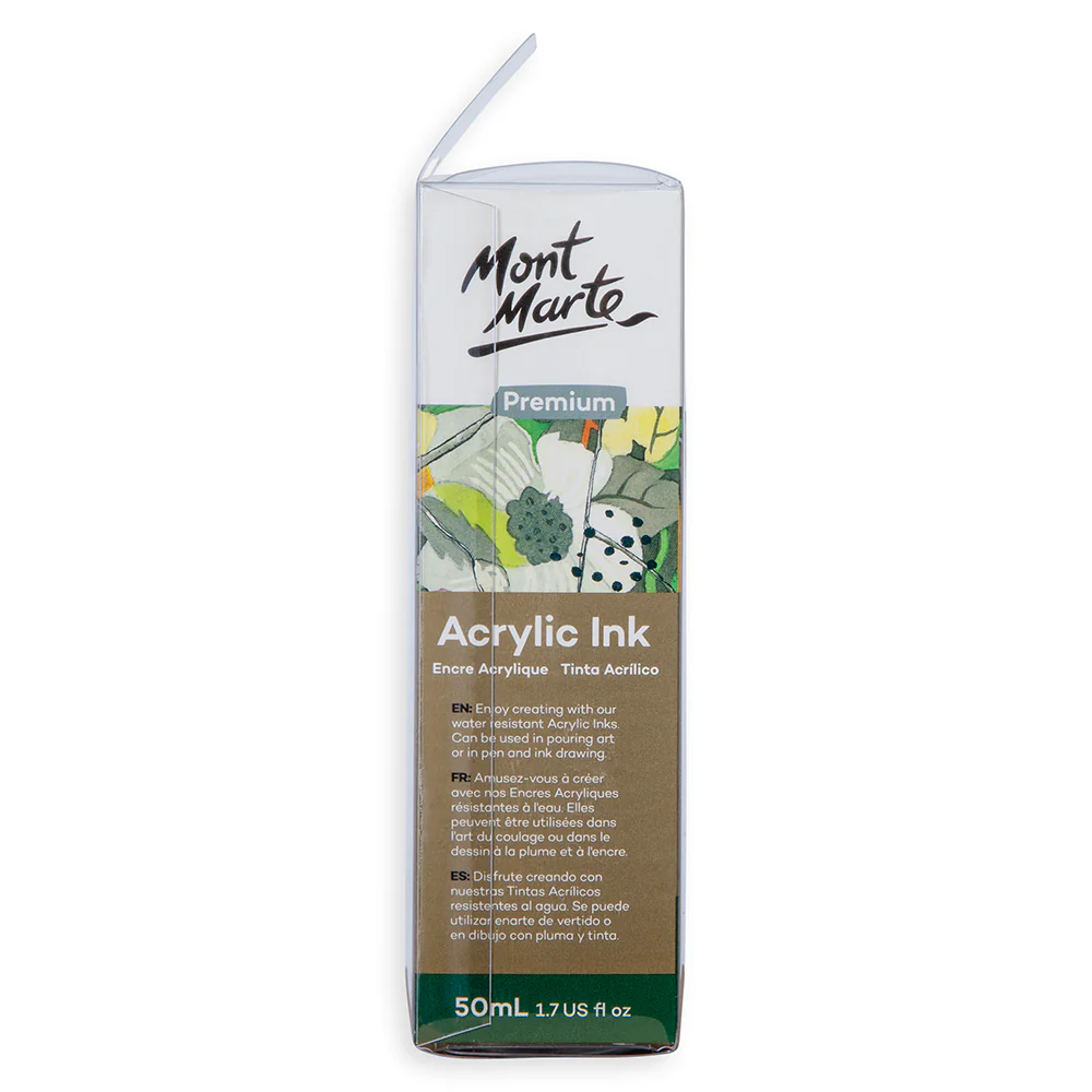 Acrylic Ink Premium 50mL (1.69 US fl.oz) – Sap Green - Image 4