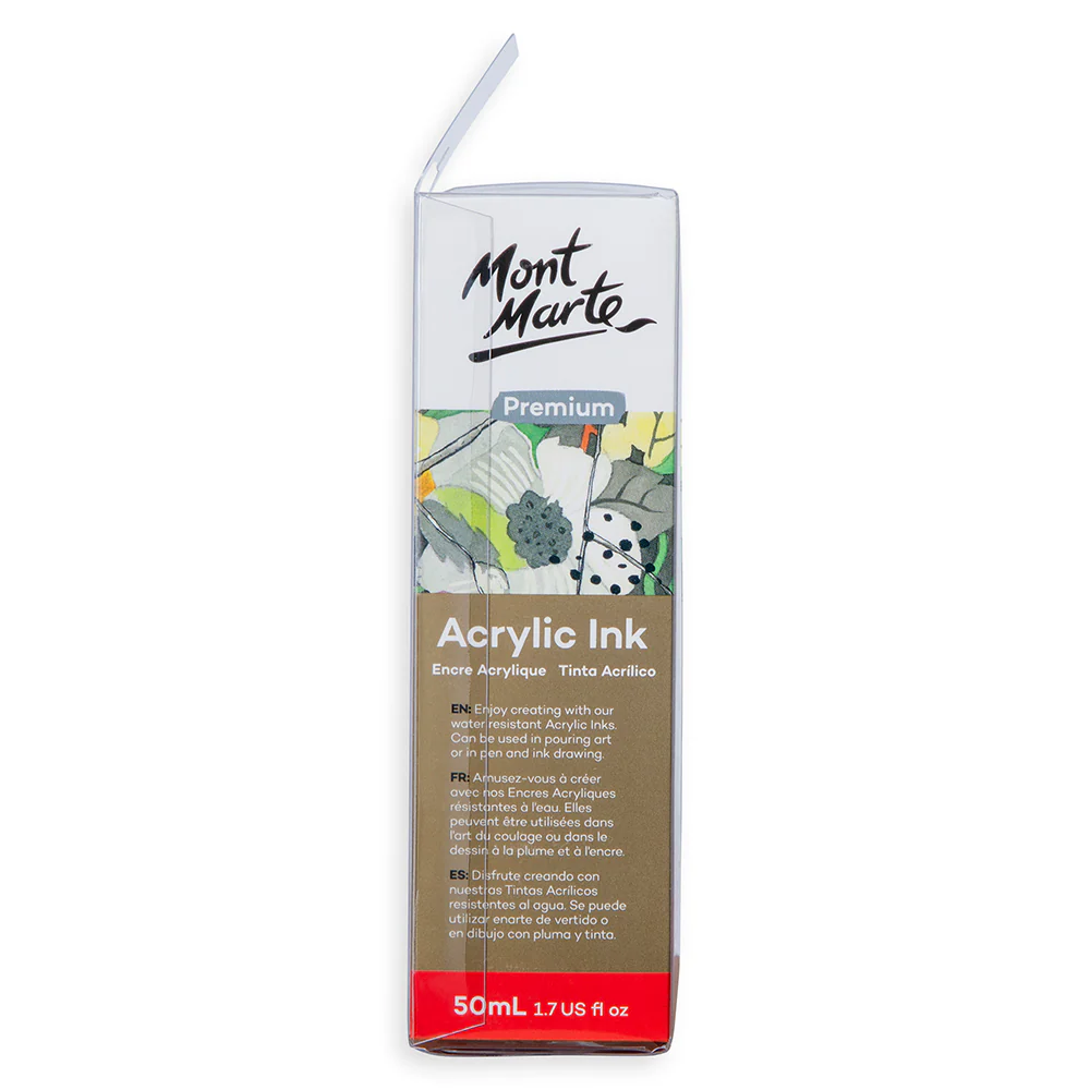 Acrylic Ink Premium 50mL (1.69 US fl.oz) – Scarlet - Image 4