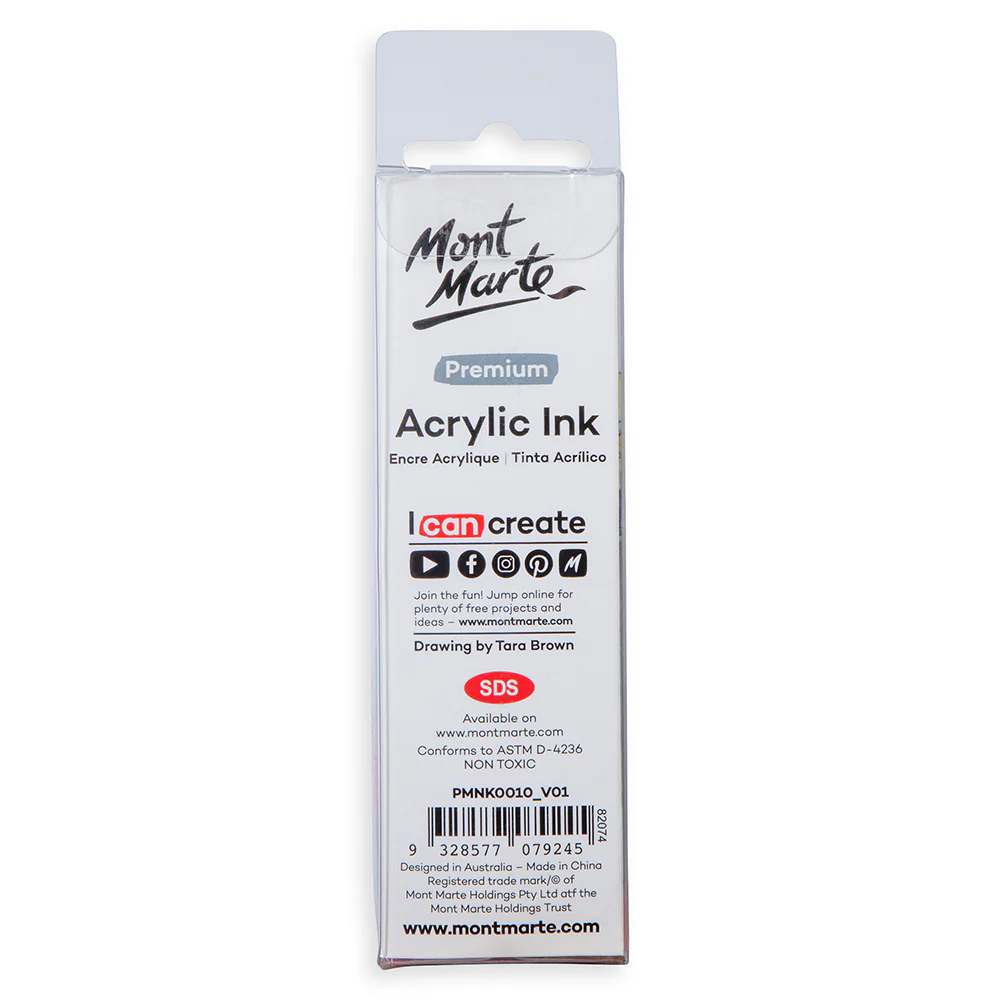 Acrylic Ink Premium 50mL (1.69 US fl.oz) – Scarlet - Image 5