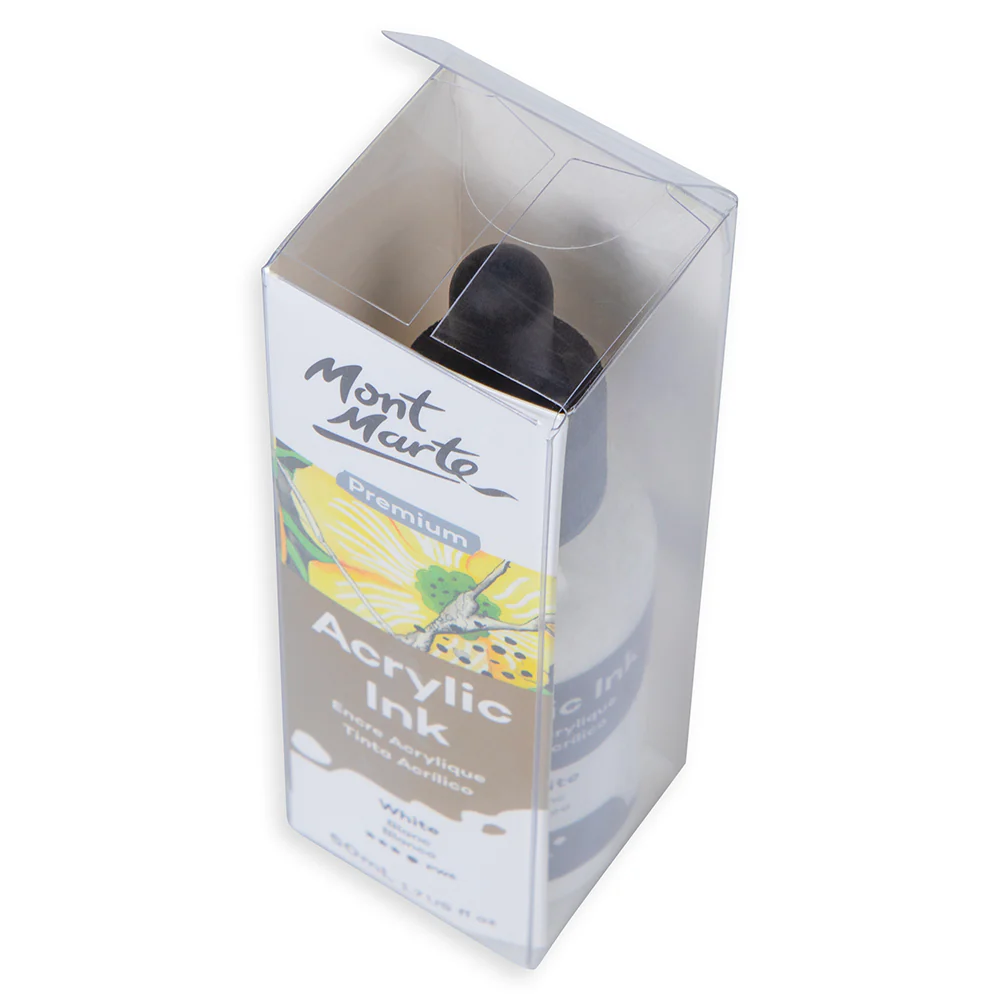 Acrylic Ink Premium 50mL (1.69 US fl.oz) – White - Image 3